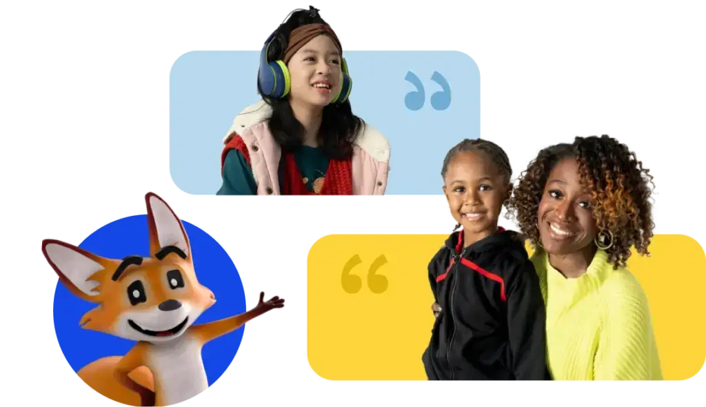 Strider the fox and families